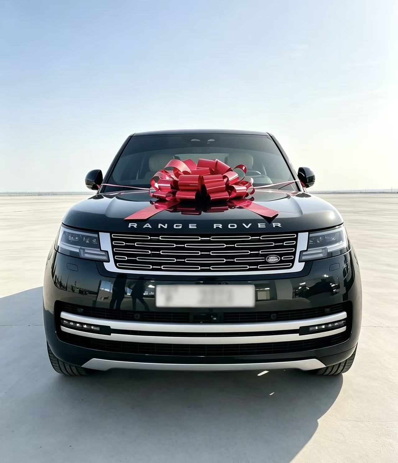 Car Surprise Red Ribbon Car Surprise Ready Made Plastic Big Ribbon