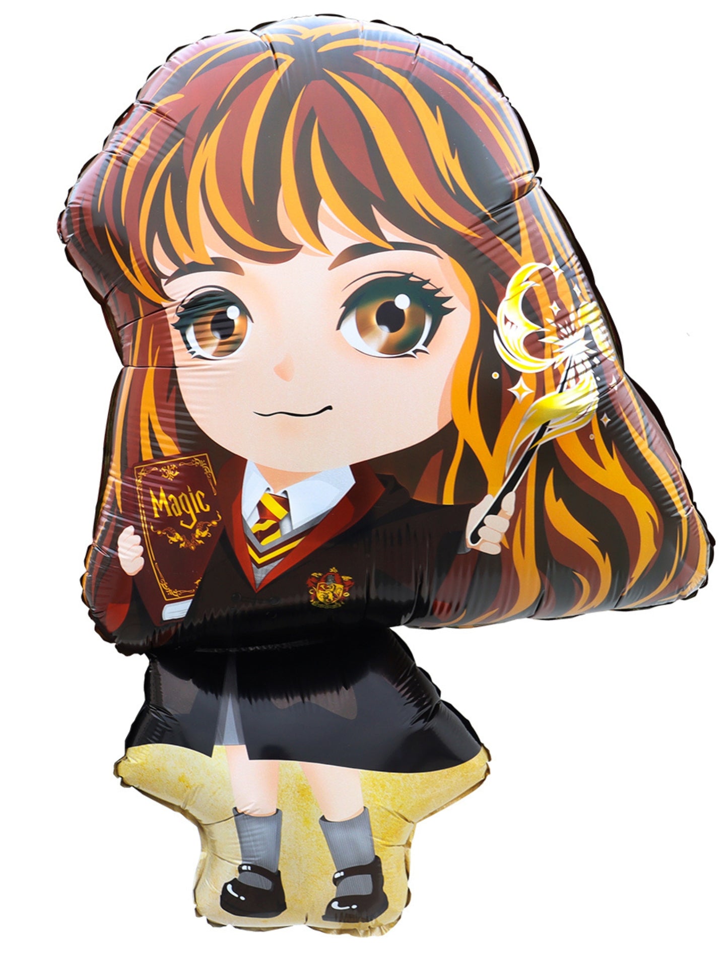 Hermione Granger Harry Potter Magic Wand Magical Wizard Kids Birthday Helium Balloon Bouquet Red Black