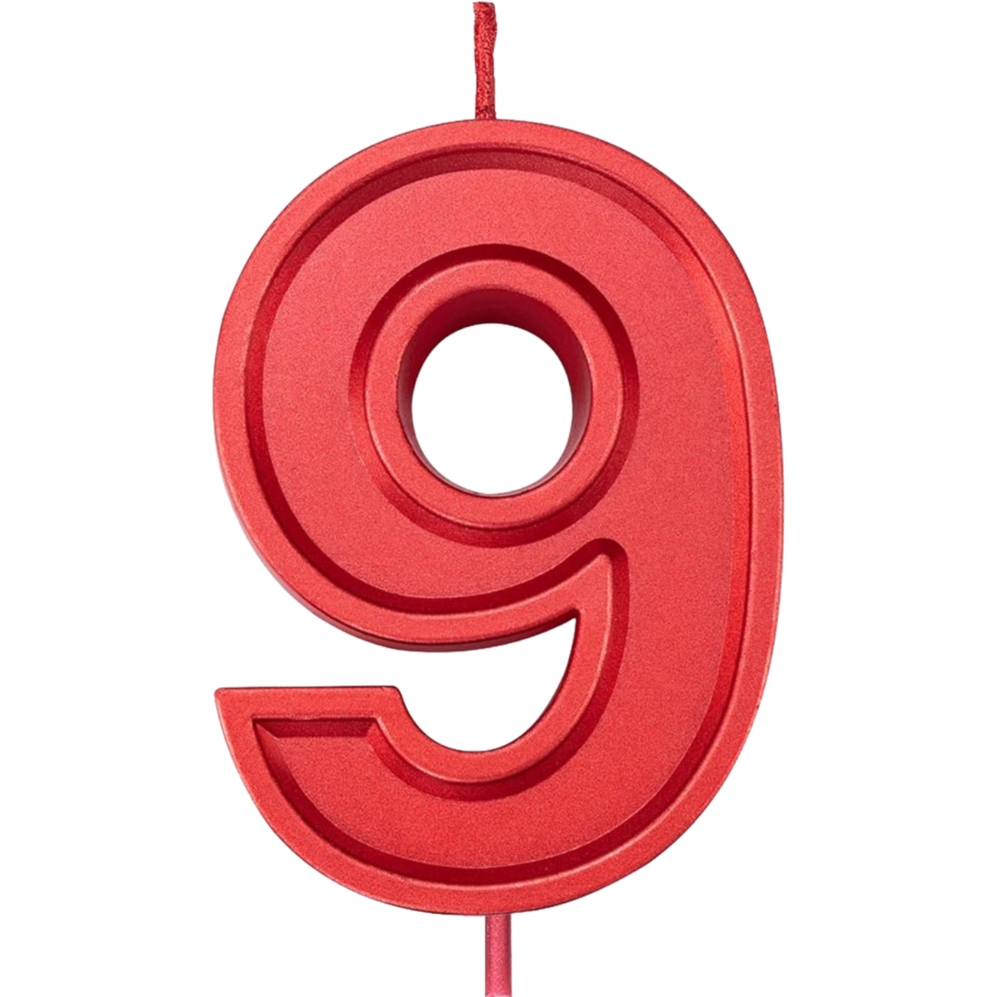 Red Number Candles – Available in All Digits for Birthdays & Celebration