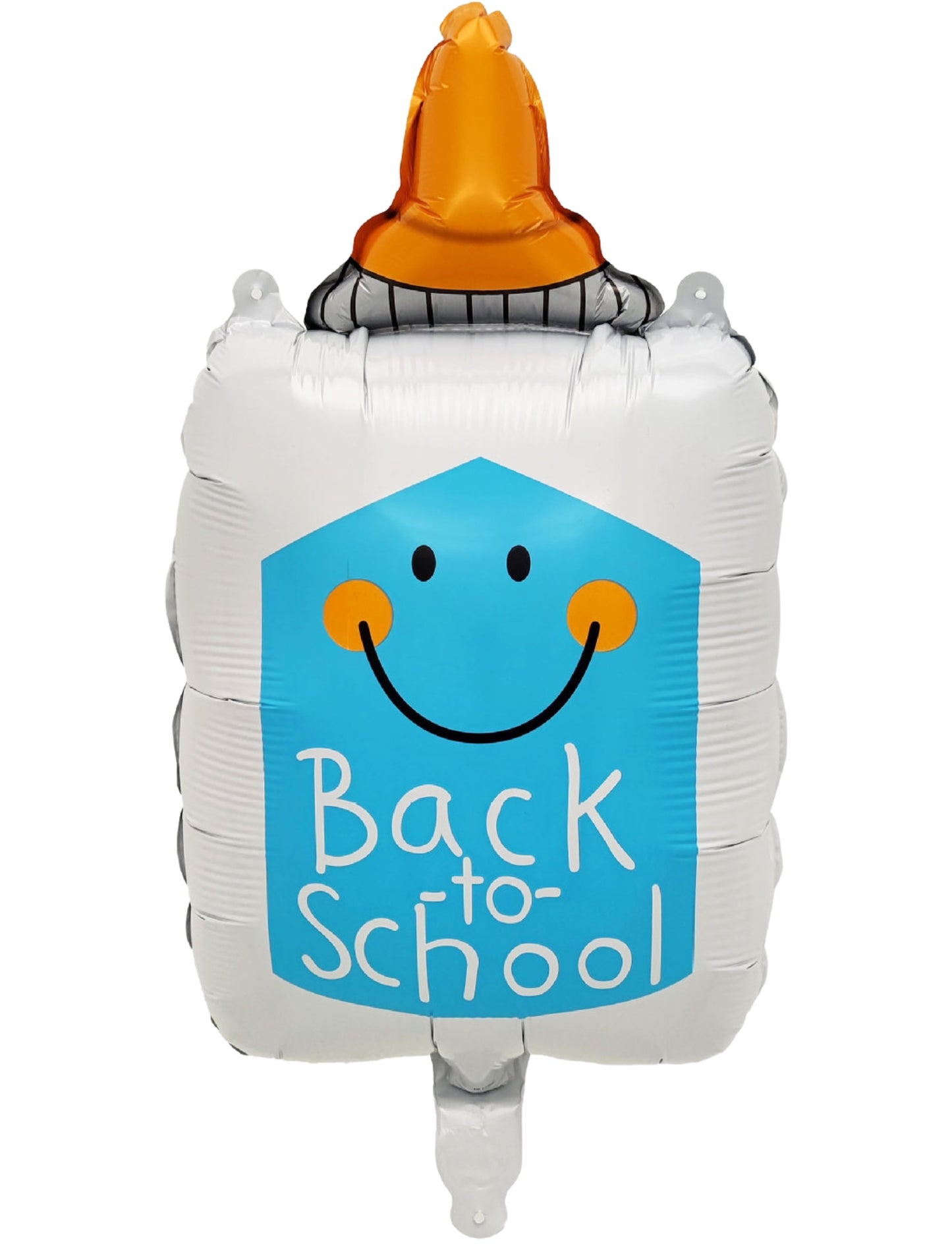 Back To School Decoration Balloon Welcome back Helium Balloon Bouquet White Orange