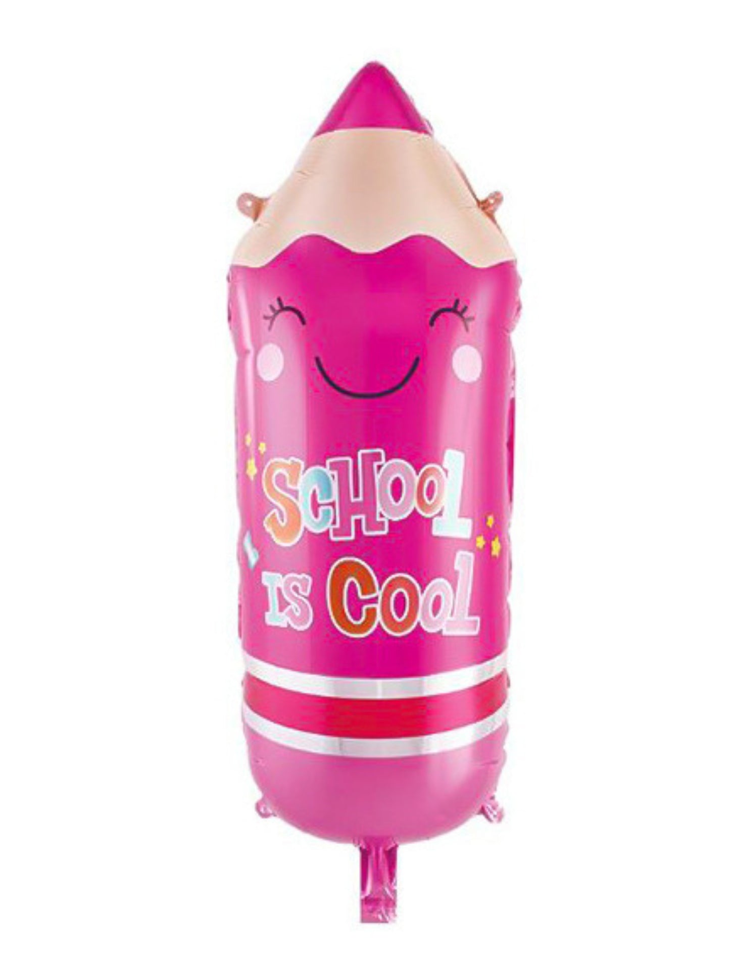 Back To School Decoration Balloon Pencil Stationery Designs For Classroom Decor Helium Balloon Bouquet Pink