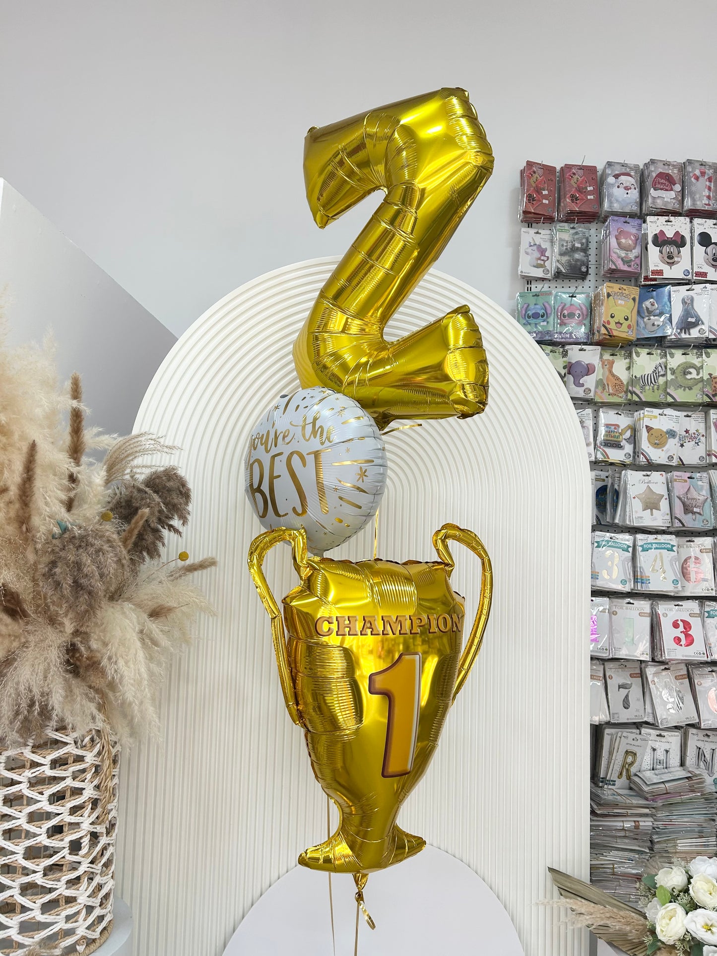 Gold Letter ‘Z’, ‘You’re the BEST’, Gold Champion 1- Customizable Design