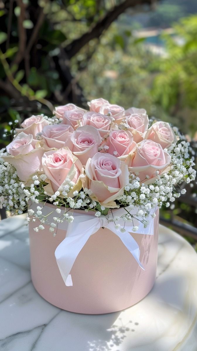 Pink Roses - Floral Fresh Bouquet