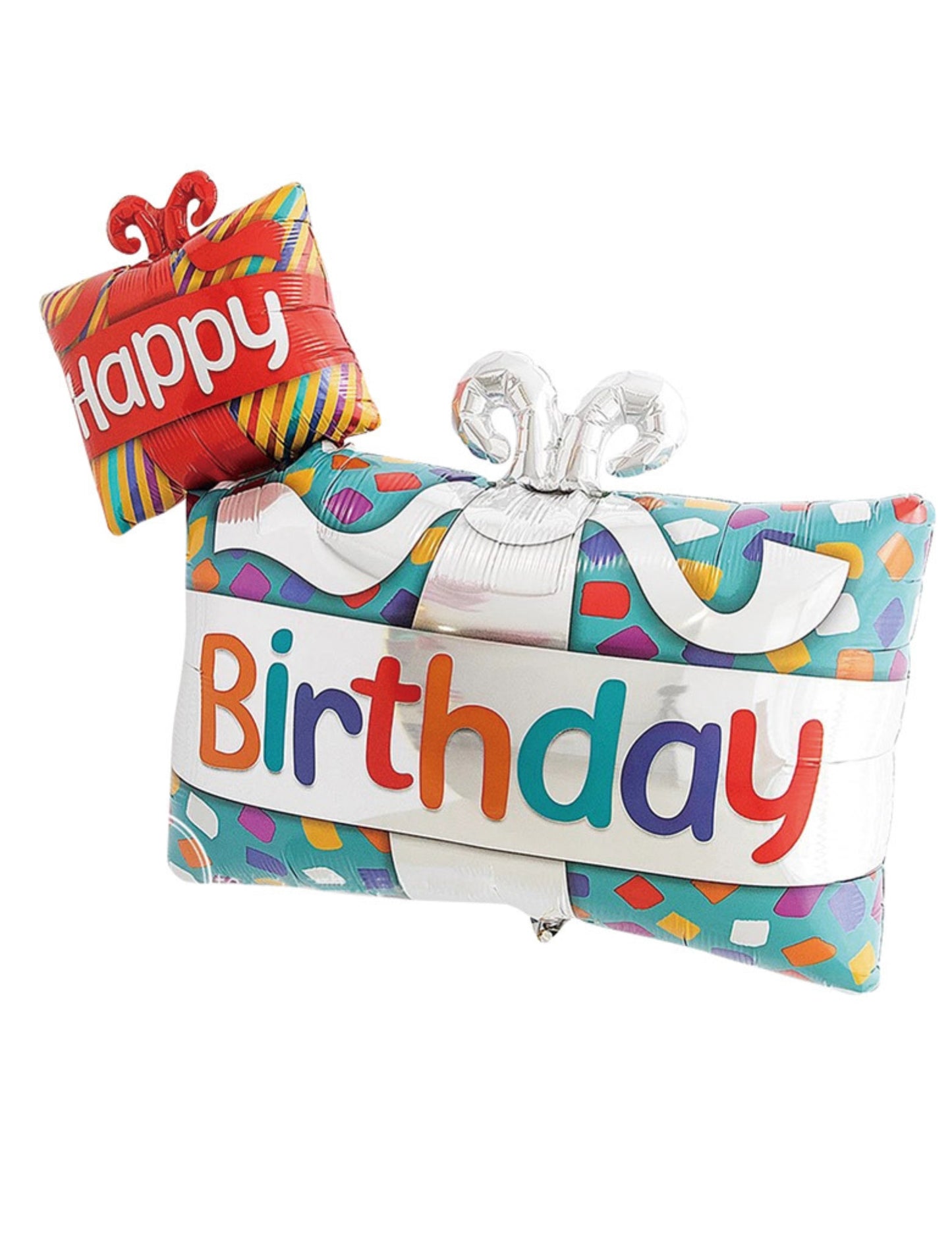 Happy Birthday Kids Gift Box Birthday Helium Balloon Bouquet