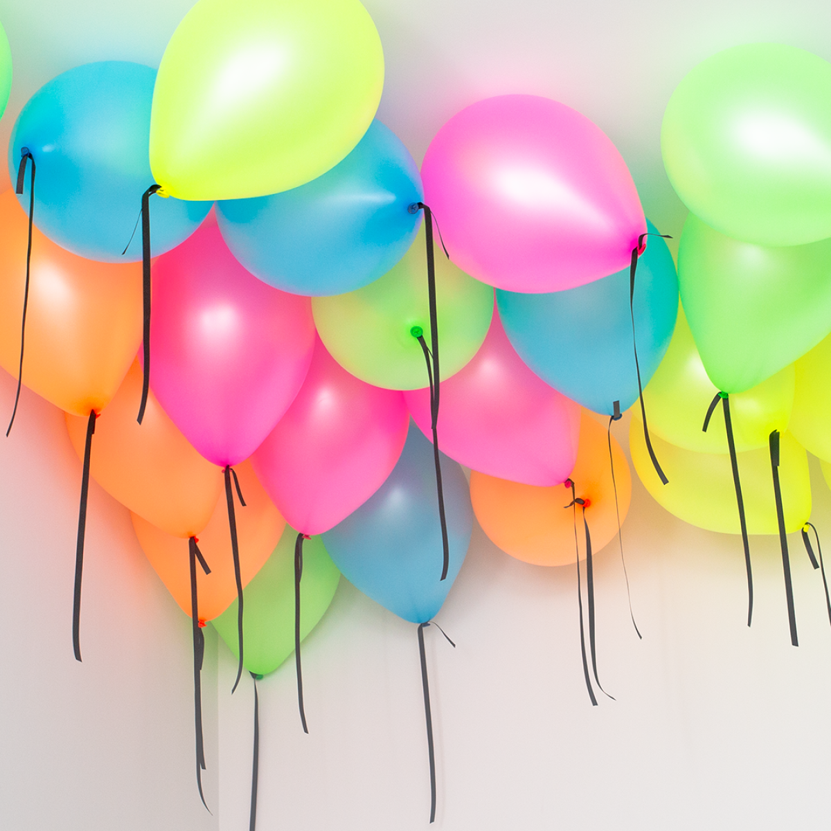 Neon Ceiling Balloons Elevate Your Celebration with Stunning Helium Ceiling Balloons Helium Balloon Bouquet