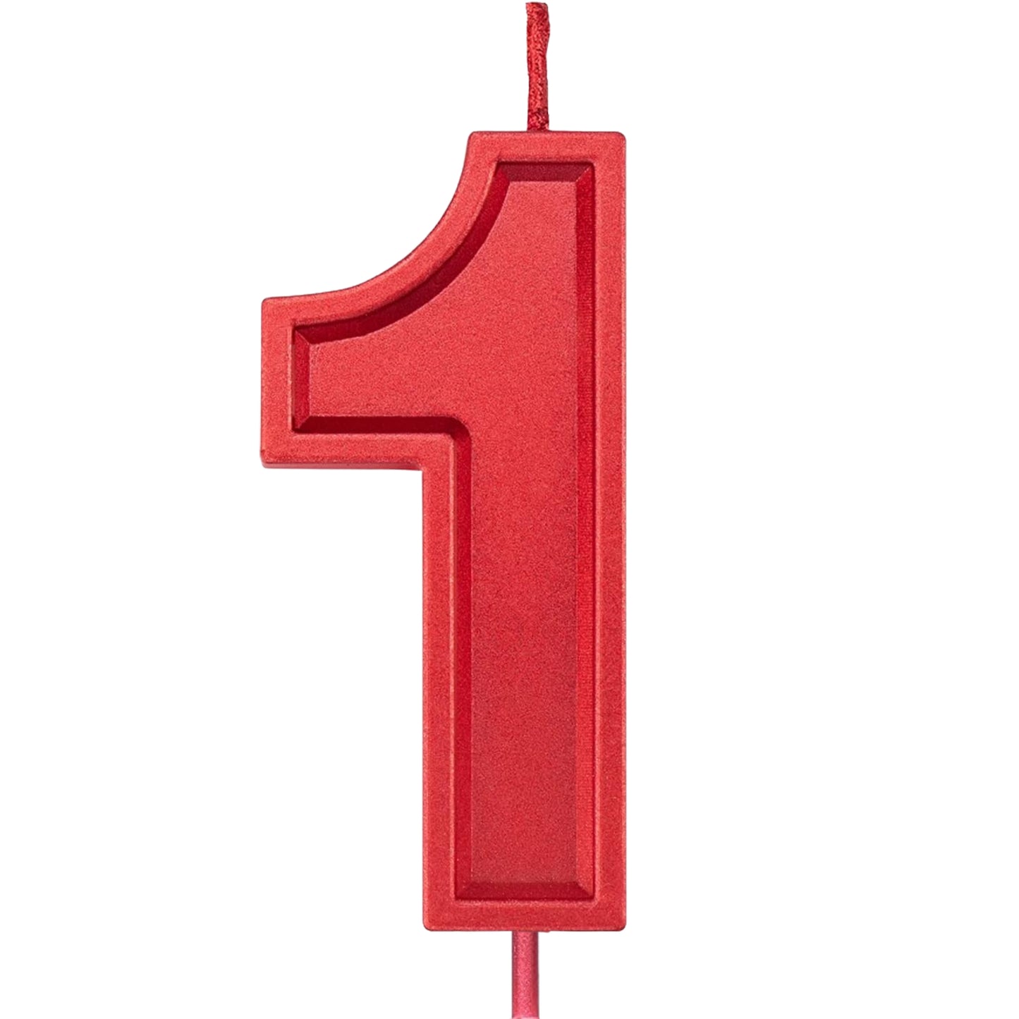 Red Number Candles – Available in All Digits for Birthdays & Celebration