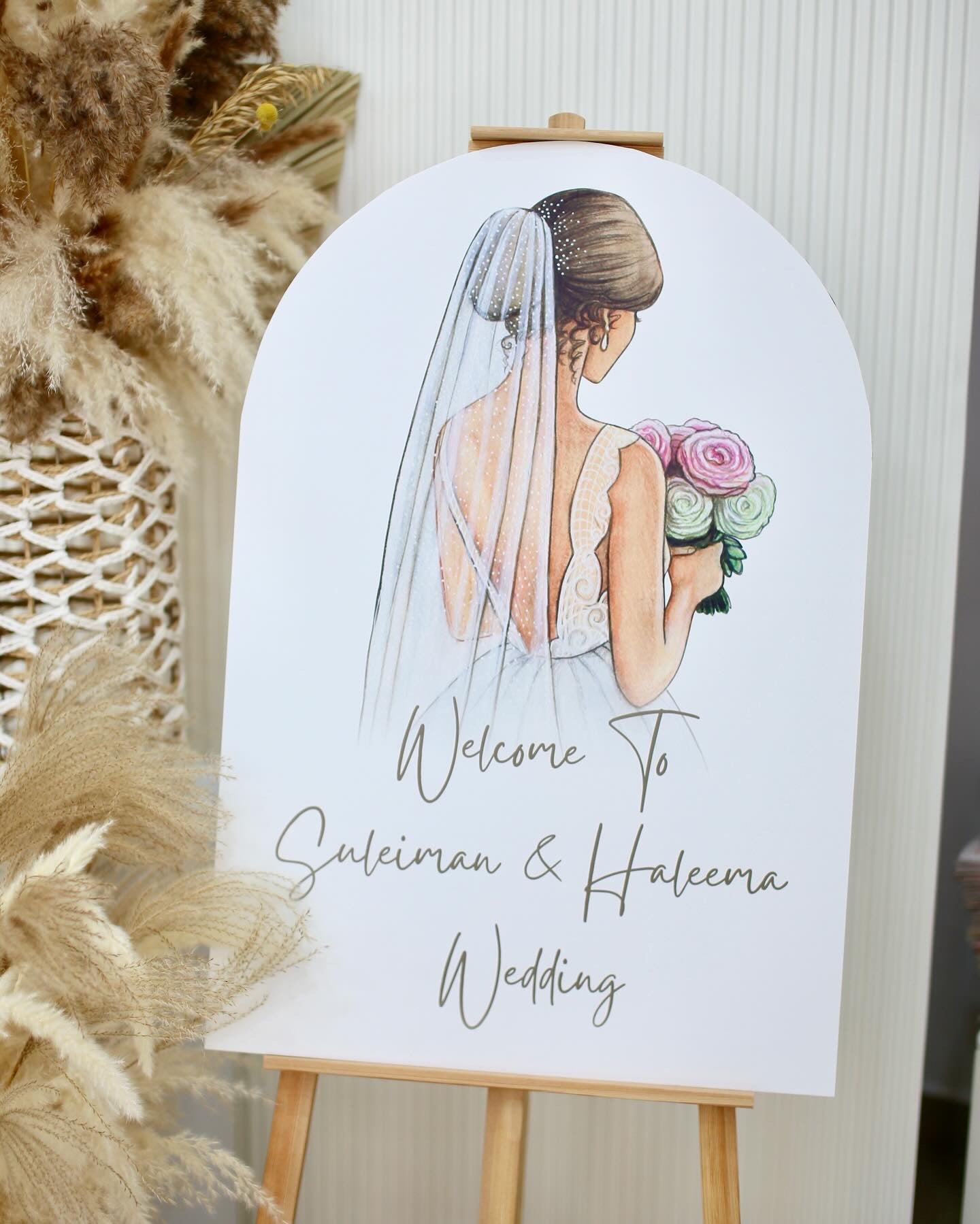 Customizable KT Board with Wooden Stand - Bridal Shower, Wedding, Engagement Perfect for any occasions!