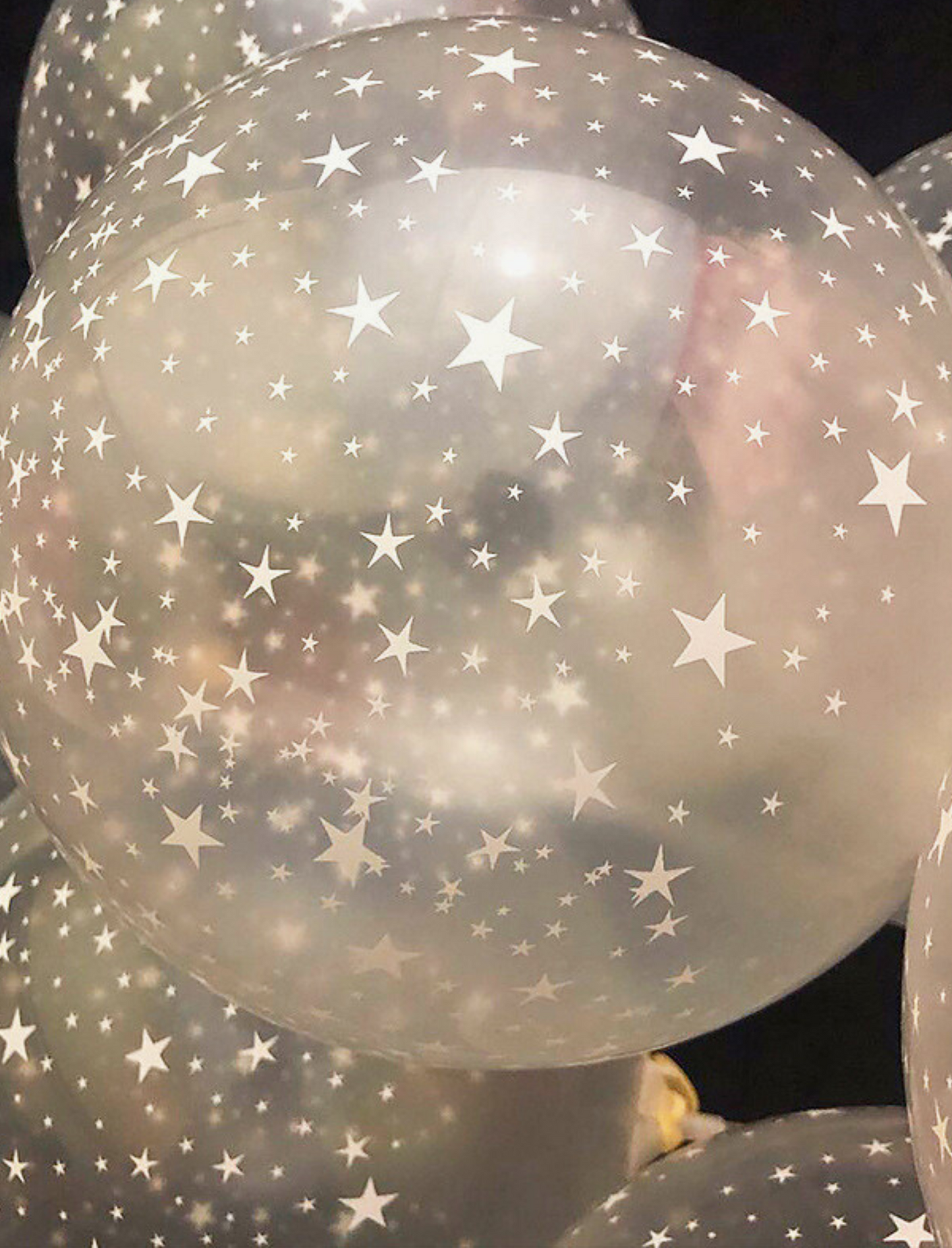 Clear with Star-Design Helium Balloon – Perfect for any Celebration