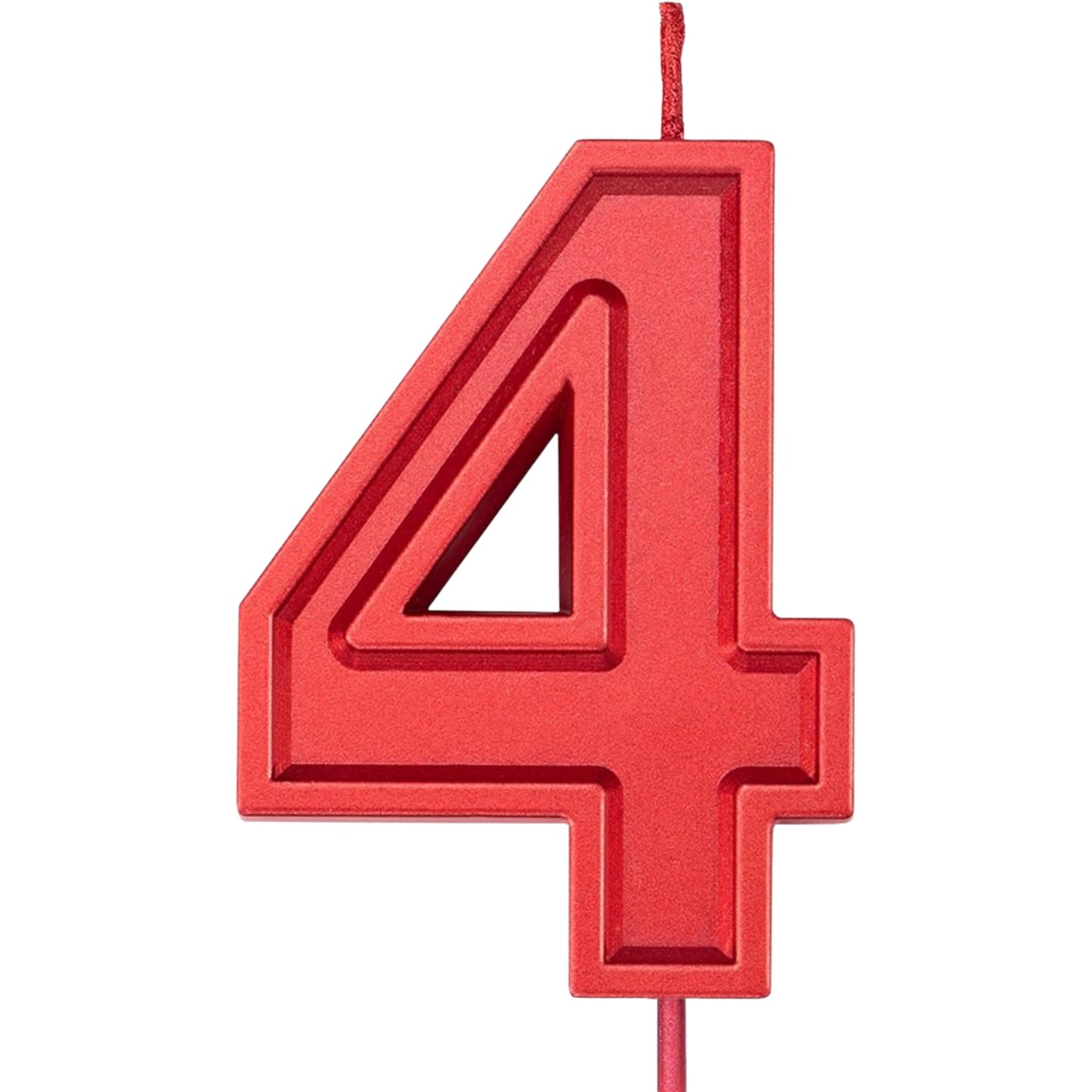 Red Number Candles – Available in All Digits for Birthdays & Celebration