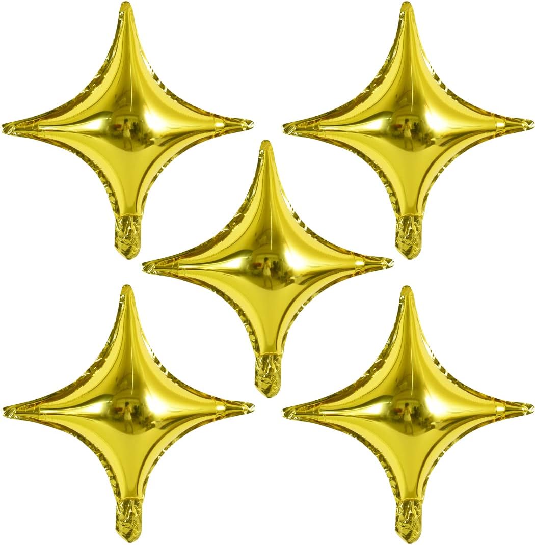 Star Shape Foil Mylar Balloon Kids Birthday Balloon Bouquet