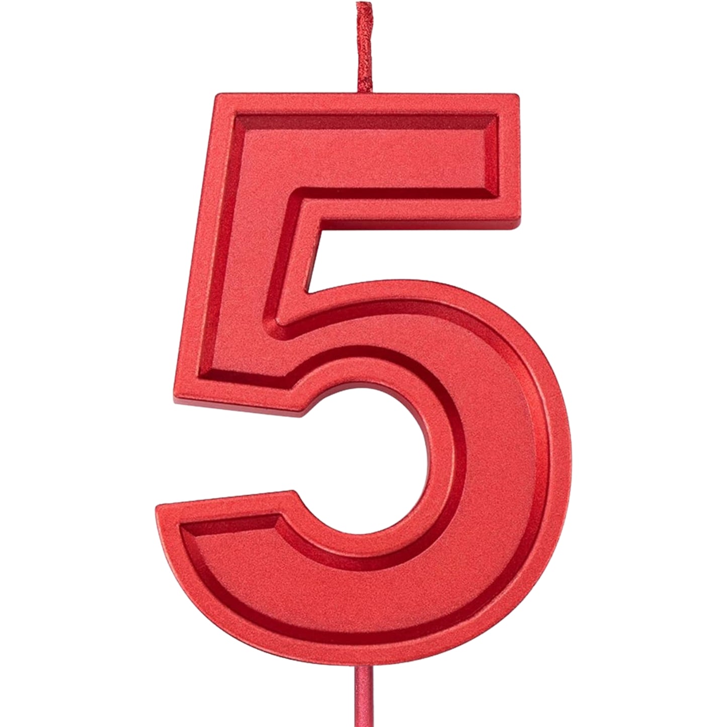 Red Number Candles – Available in All Digits for Birthdays & Celebration