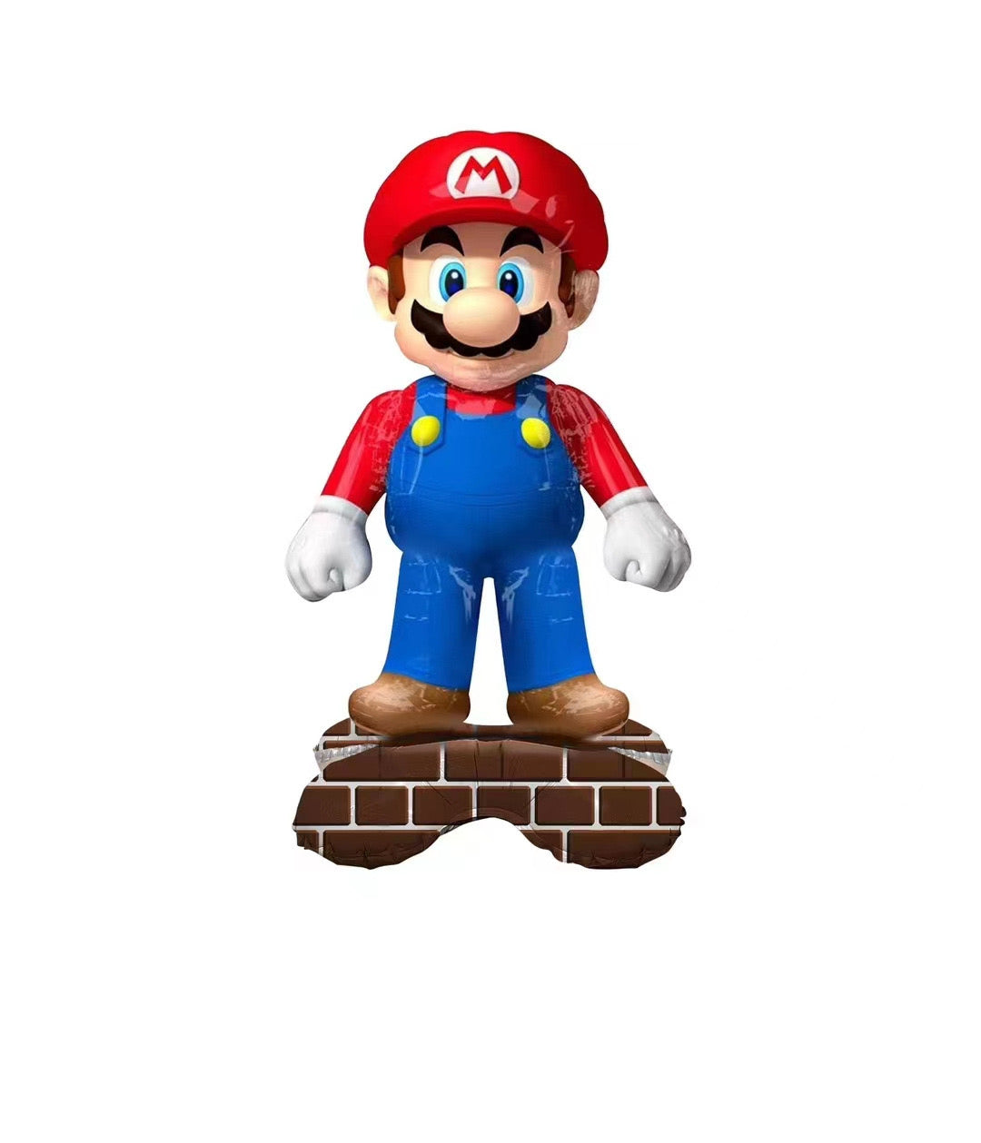 3D Super Mario Self Standing Non-Helium - Cartoon-Themed