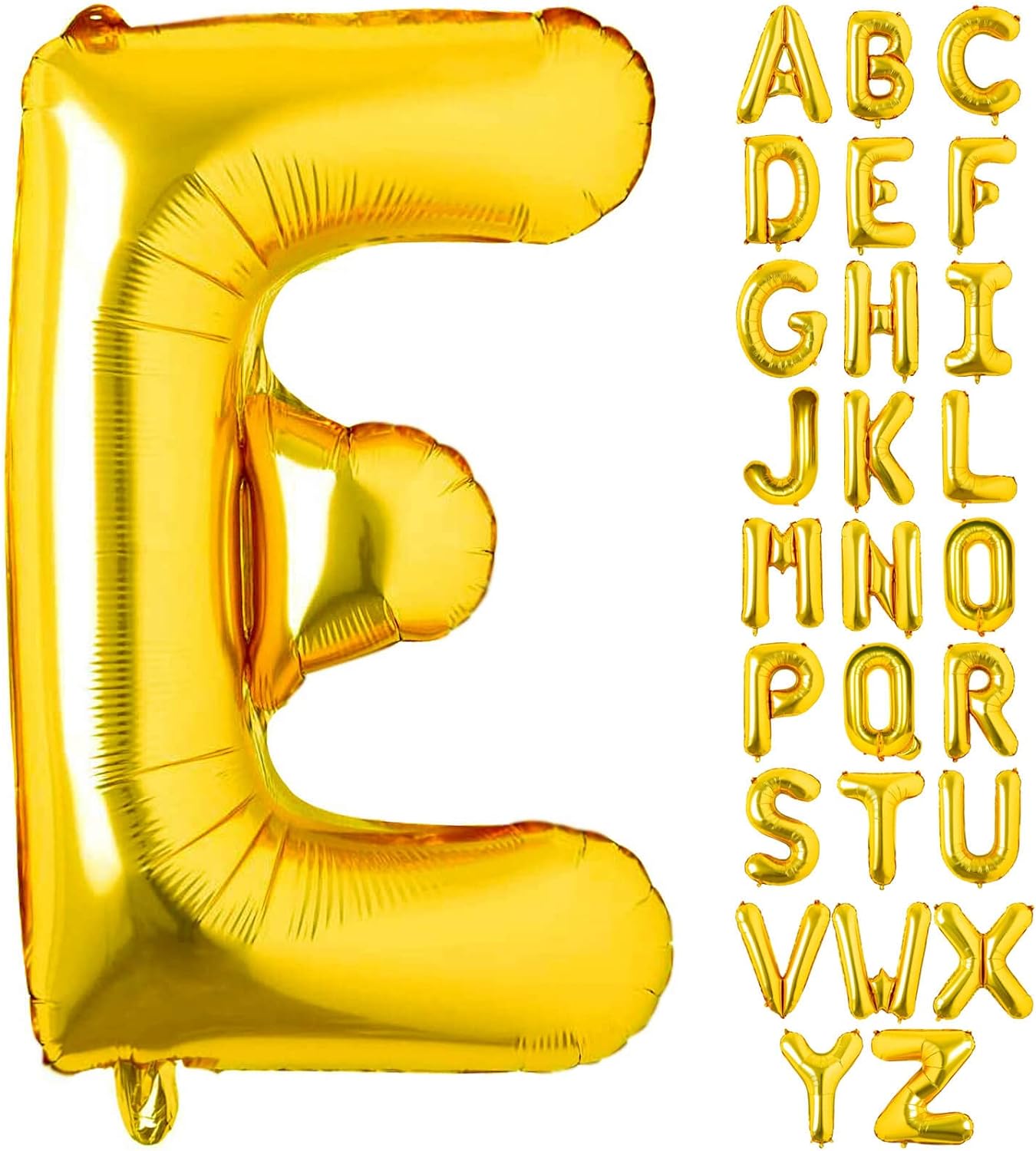 Non-Helium Gold Letters A-Z