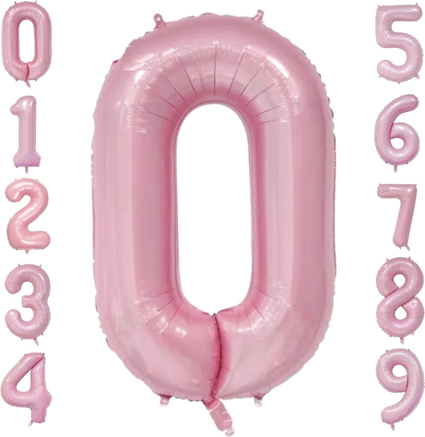 40-inch Foil Pink Number Balloon (0-9) -Perfect for any Special Occasions