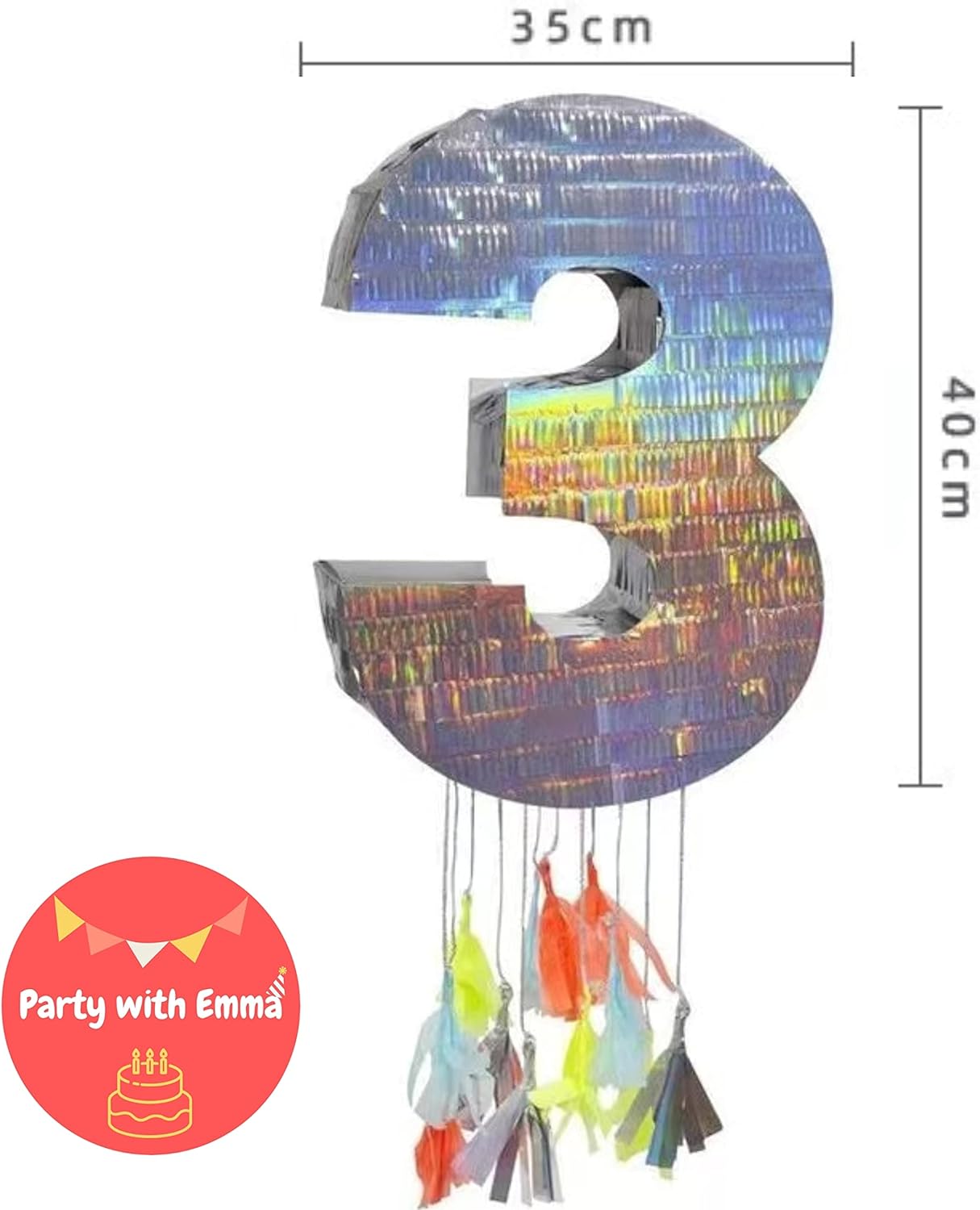 Foil Piñata (Number 3)