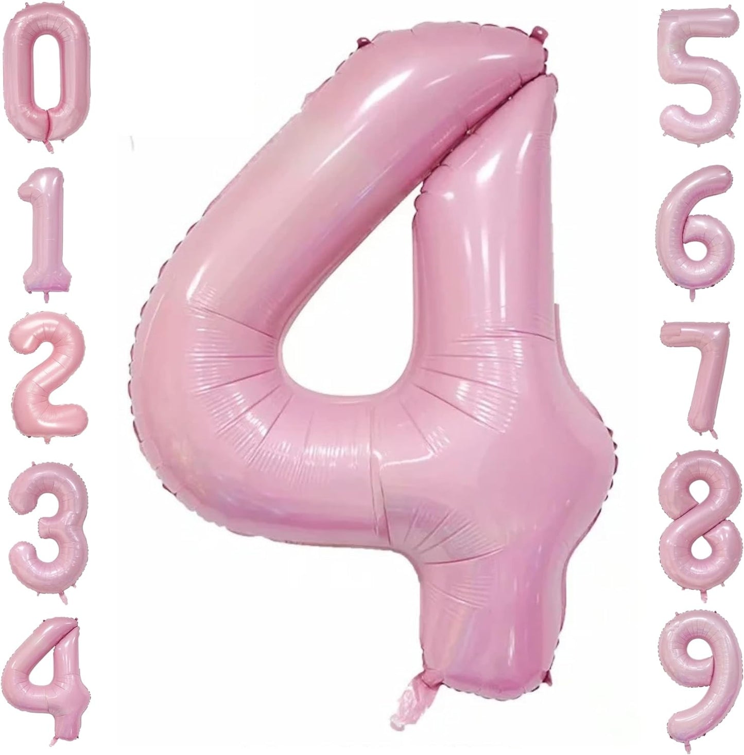 40-inch Foil Pink Number Balloon (0-9) -Perfect for any Special Occasions