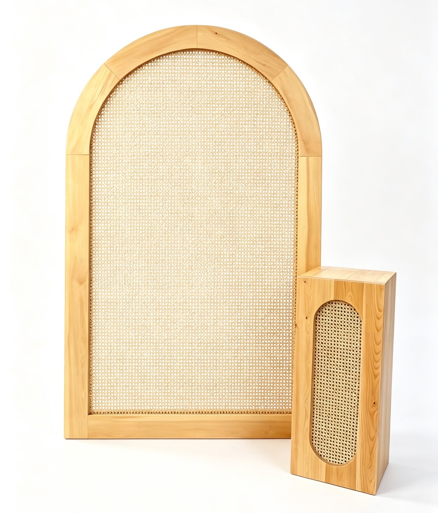 Beach Boho Rattan Backdrop & Cake Stand Rental - Perfect for special occasion; Proposal, Wedding