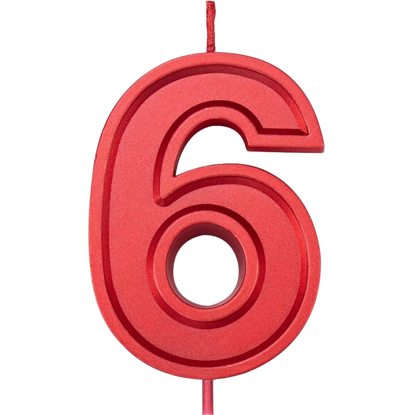 Red Number Candles – Available in All Digits for Birthdays & Celebration