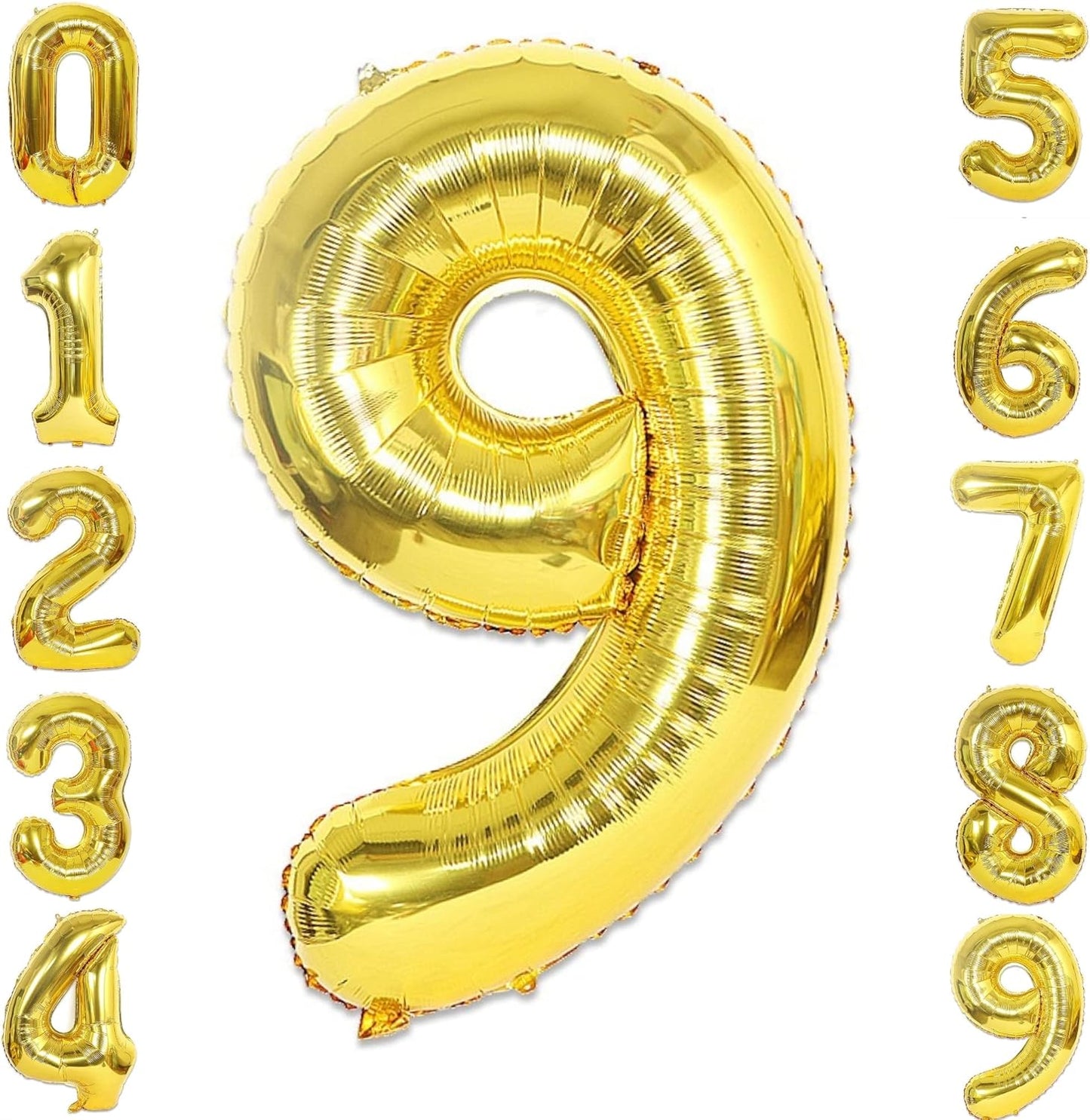40-inch Foil Gold Number Balloon (0-9) - Perfect for any Special Occasions