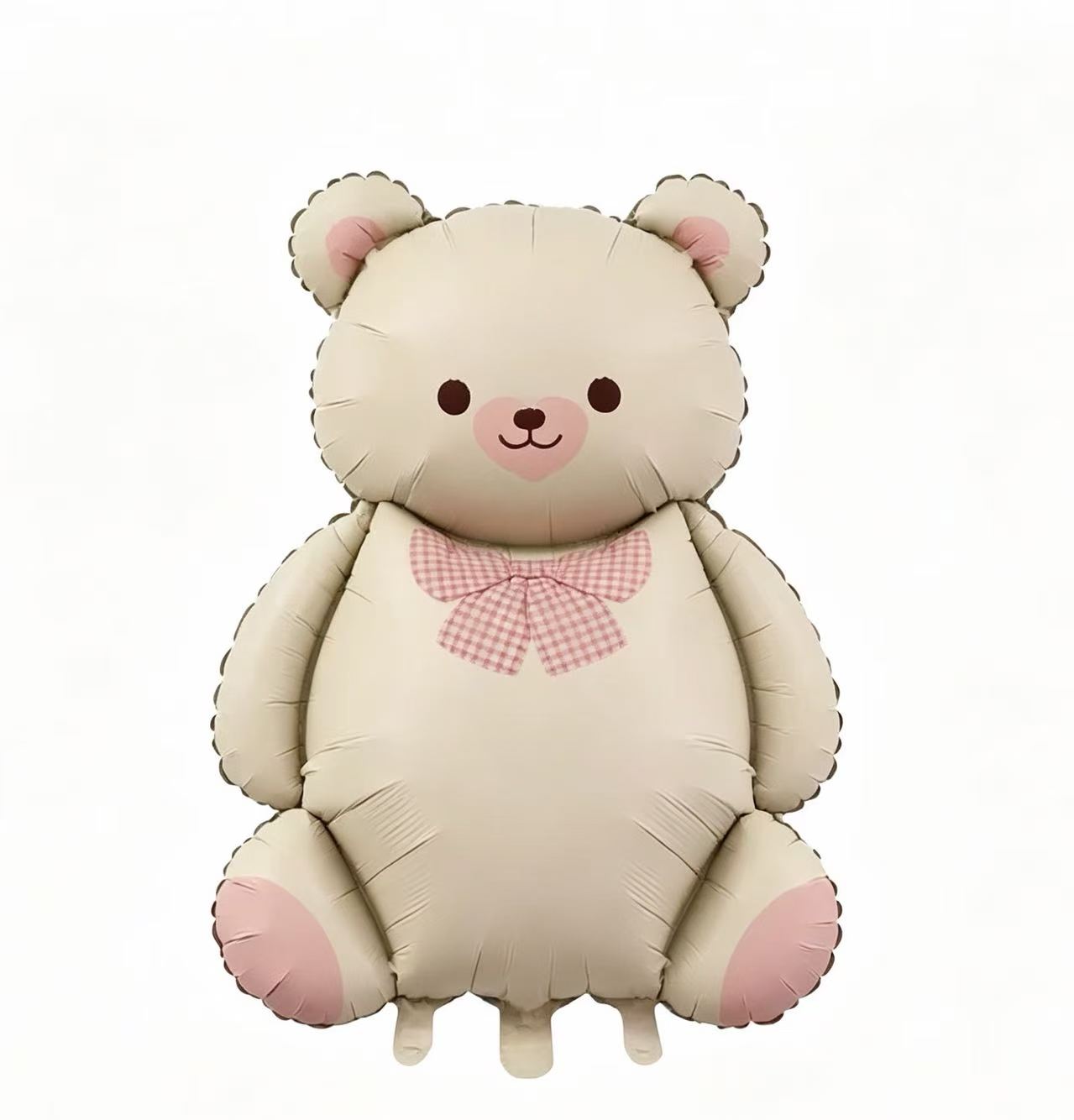 Beige Bear Foil Balloon - Perfect for any special celebrations!
