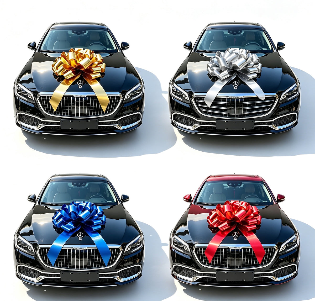 Car Surprise Red Ribbon Car Surprise Ready Made Plastic Big Ribbon