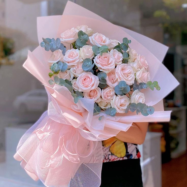 Pink Roses - Floral Fresh Bouquet