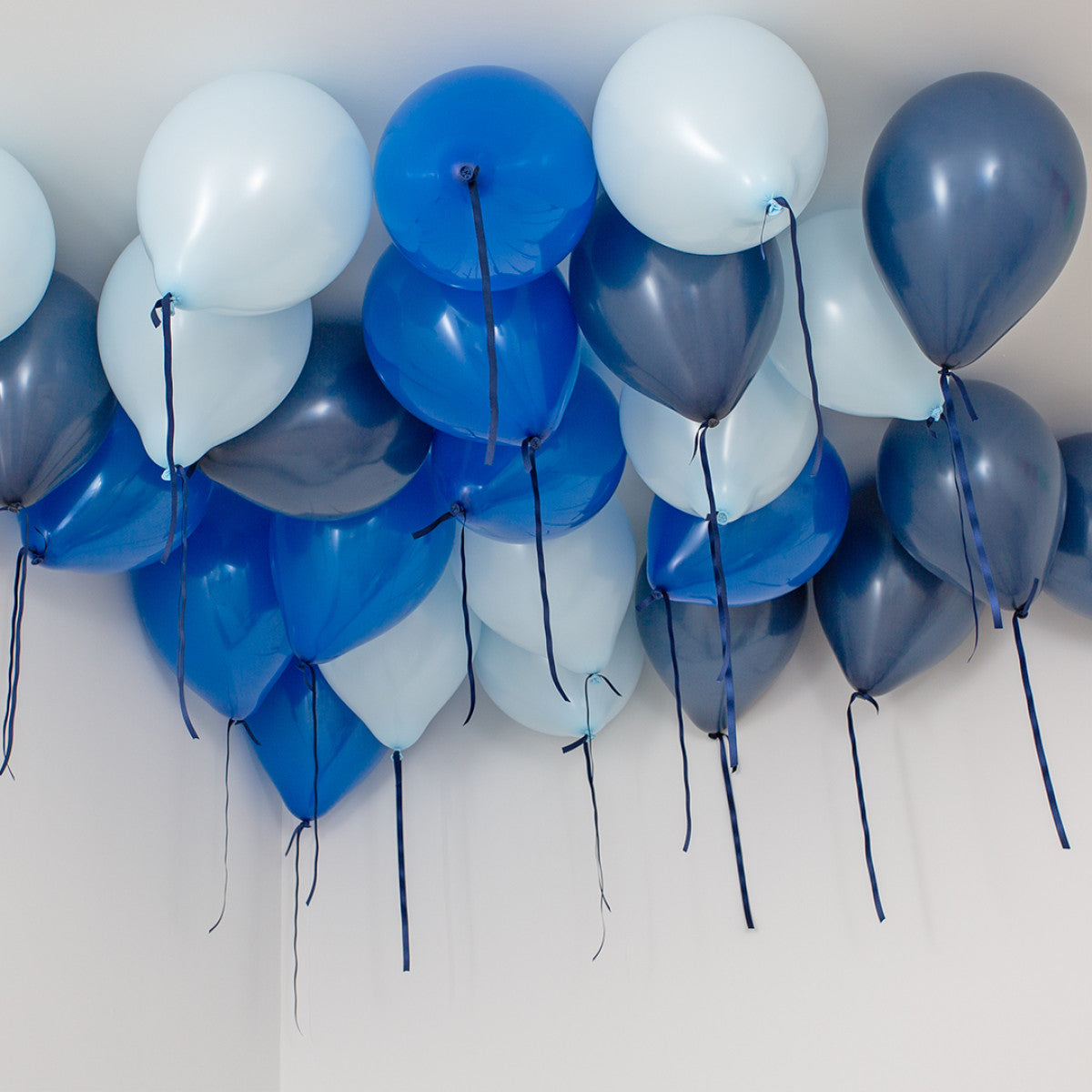 Deep Blue Helium Ceiling Balloons Elevate Your Celebration with Stunning Helium Ceiling Balloons Helium Balloon Bouquet