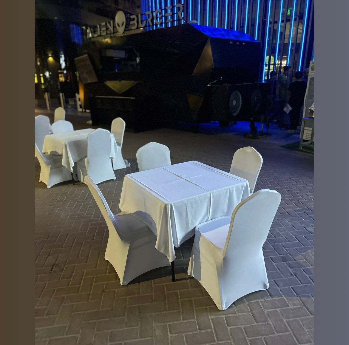 Set Square Table Rental