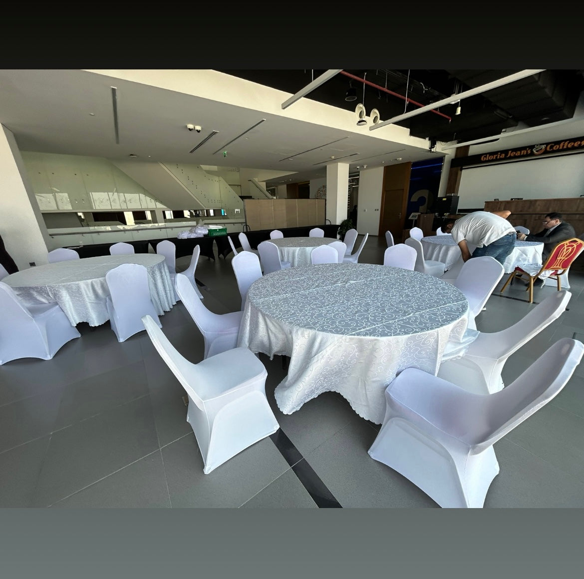 Round Tables and Chairs Rental - 50 Persons