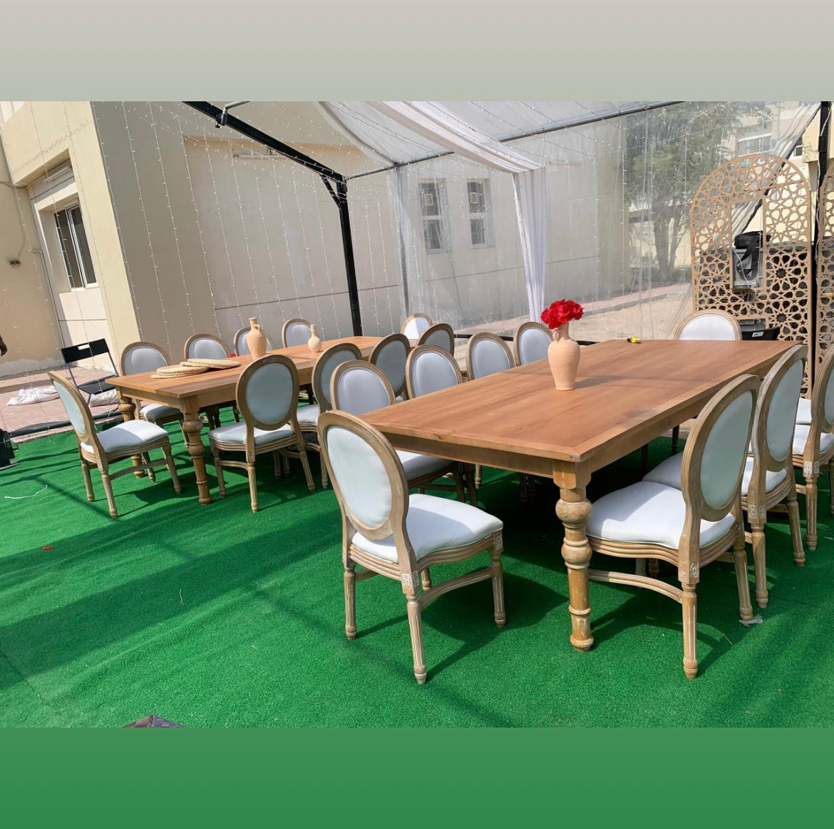 Wooden Table Rental