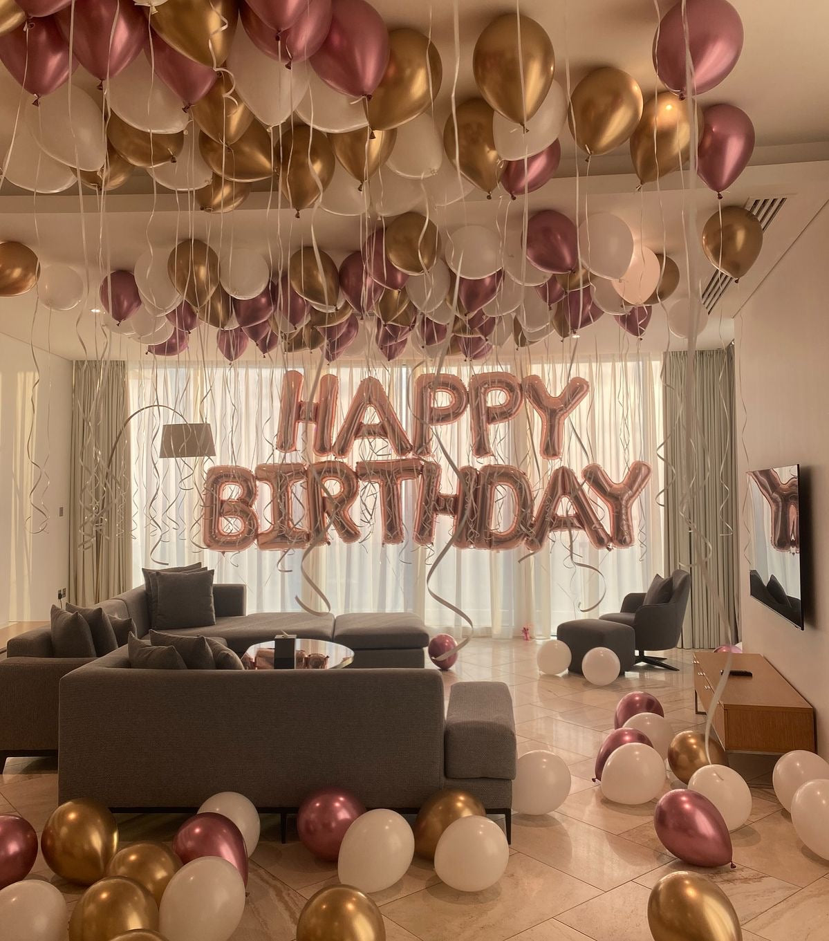 Balloon & Banner Bash - Perfect for Birthday Celebration!
