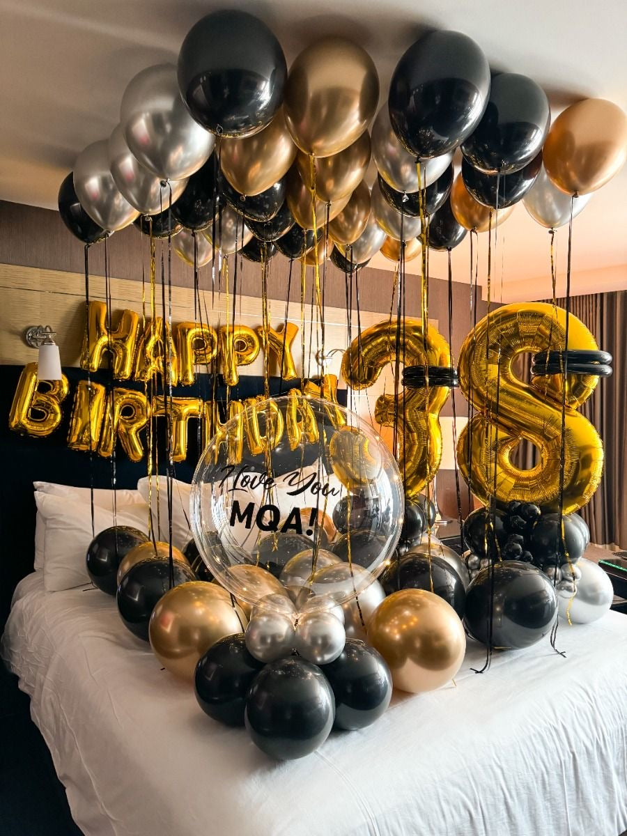 Balloon & Banner Bash - Perfect for Birthday Celebration!