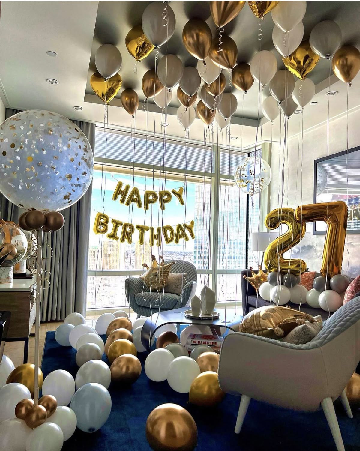 Balloon & Banner Bash - Perfect for Birthday Celebration!