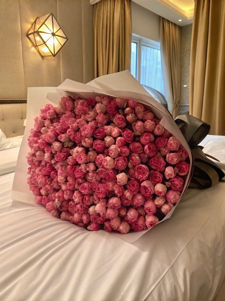 Pink Roses - Floral Fresh Bouquet