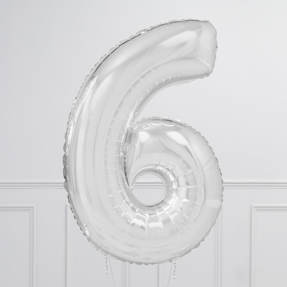 Helium Clear Two Number Set Balloon with 3 Stars Foil Balloons