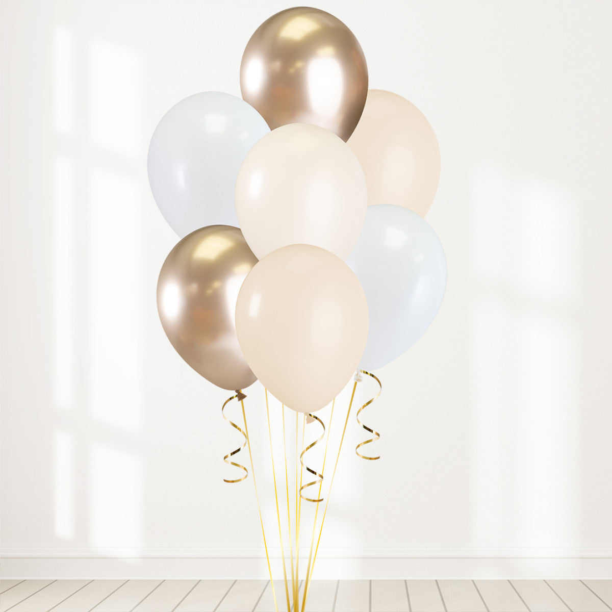 Pearl Sands Helium Latex Balloon Bunch Elevate Your Celebration with Stunning Helium Balloon Bouquet