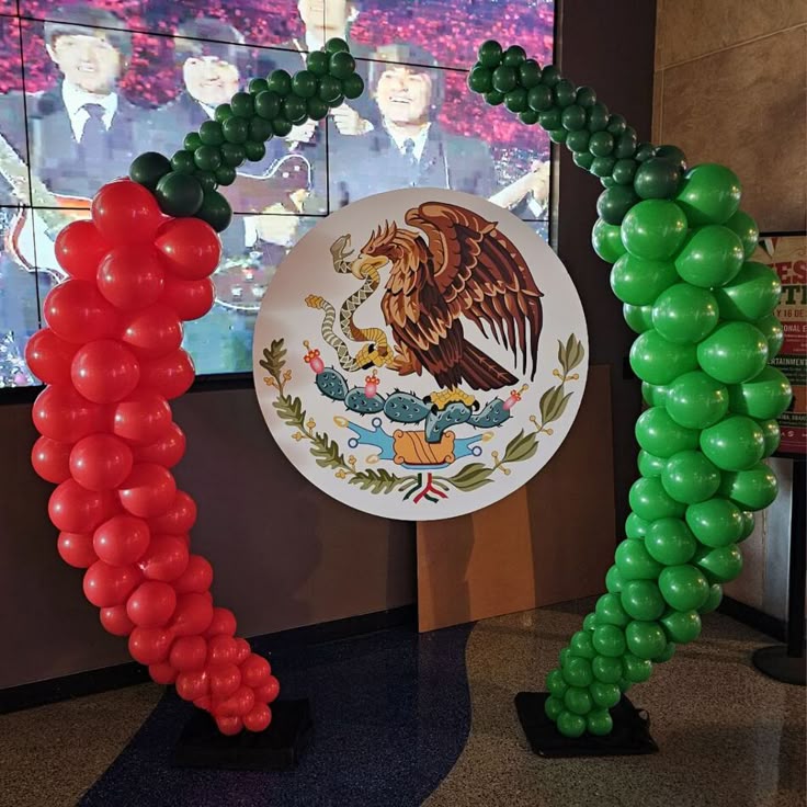 Customize Chili Designed Balloons Green and Red - Perfect for special occasion