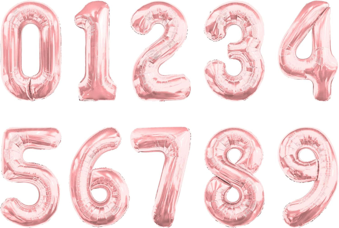 16-inch Foil Rose Gold Number Balloon (0-9)