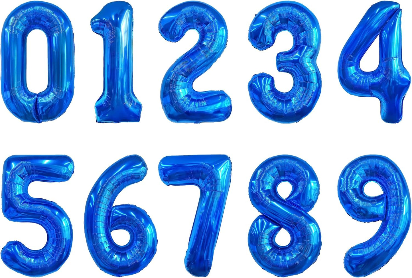 16-inch Foil Blue Number Balloon (0-9)