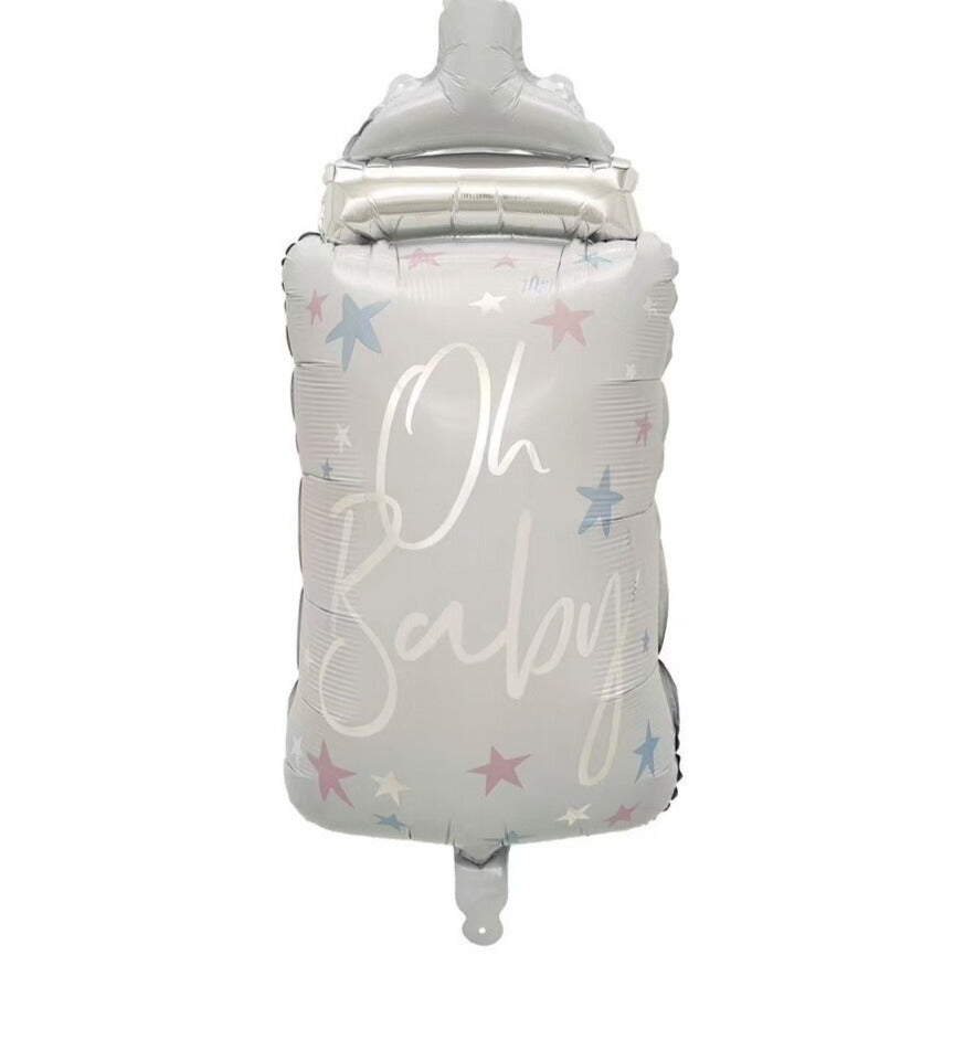 Baby Bottle ‘Oh Baby’ Foil Balloon - Baby Shower Perfect for special celebrations!