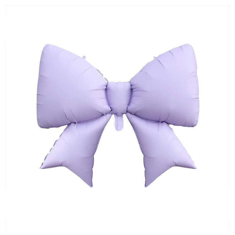 Purple Bow Ribbon Helium Foil Balloon - Perfect for any celebrations