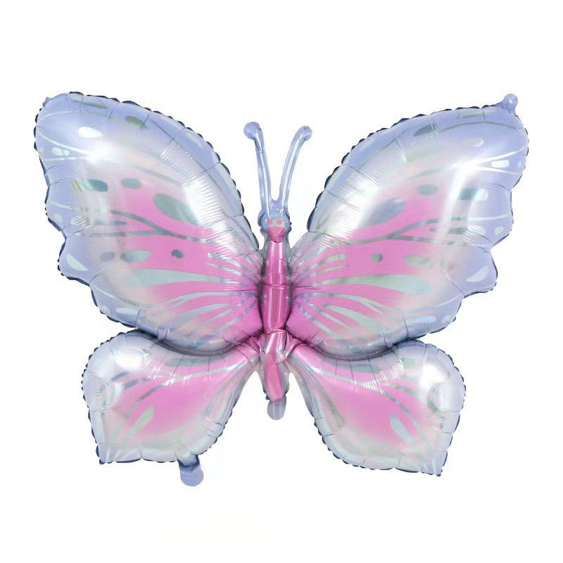 Blue Garden Bliss Butterfly Helium Balloon – Perfect for Any Special Occasion
