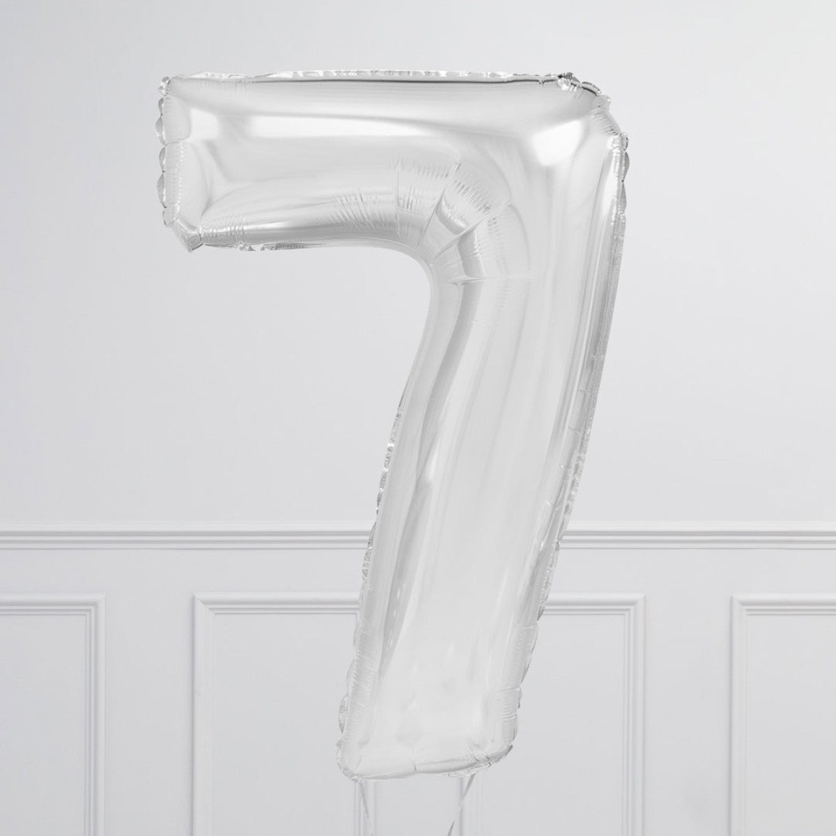 Helium Clear Two Number Set Balloon with 3 Stars Foil Balloons