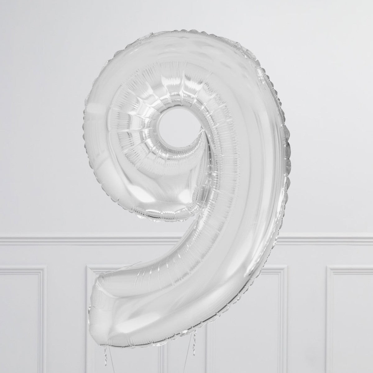 Helium Clear Two Number Set Balloon with 3 Stars Foil Balloons