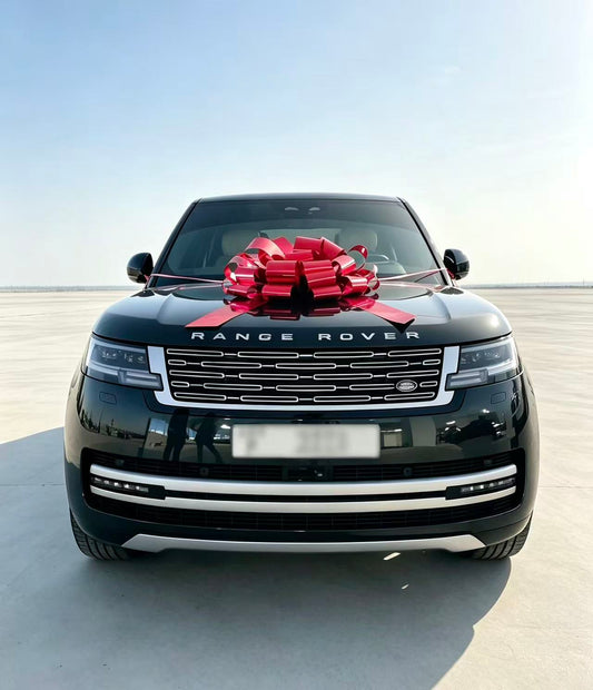 Car Surprise Red Ribbon Car Surprise Ready Made Plastic Big Ribbon