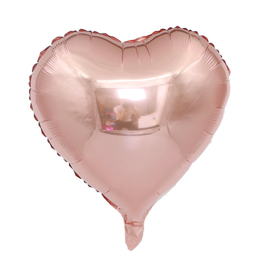 Heart Balloon Rose Gold - Perfect for Valentine's Day, Anniversary, Get Well, Happy Birthday Balloon