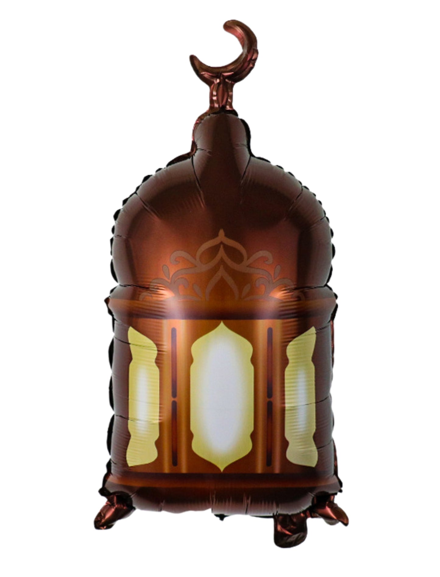 Lamp Eid Mubarak Ramadan Helium Balloon Brown Gold