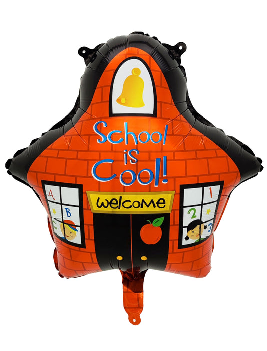 Back To School Decoration Balloon Welcome back Helium Balloon Bouquet Red Black