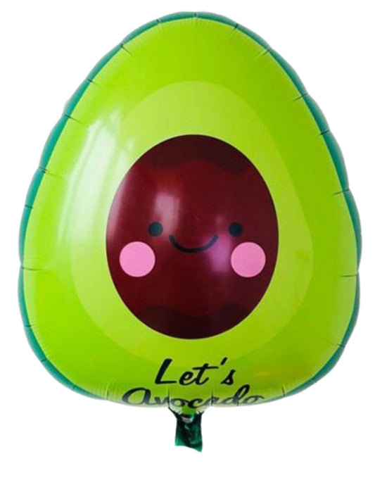 Let's Avocado Fiesta Kids Birthday Helium Balloon Bouquet Green