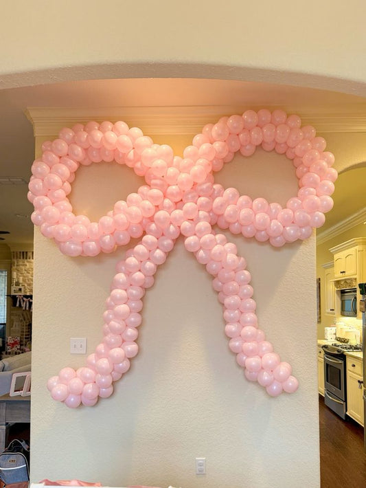 Pink Balloon Customizable Big Ribbon - Perfect for special occasion